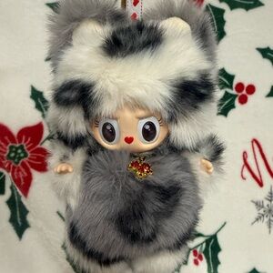 Custom Labubu Bear with heart tail